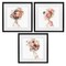 Stupell Industries Floral Dreamscape Portraits 3pc Framed Print Under Glass Set, design by Svetlana Aleynikova